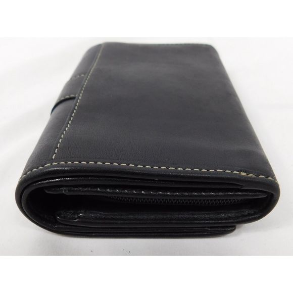 Vintage Coach Leatherware Black Leather Bi-Fold Wallet - Picture 5 of 8